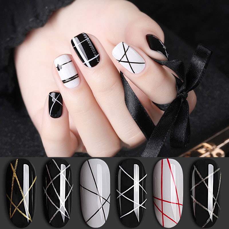 12 kulay pagpipinta ng kuko gel polish para sa linya
