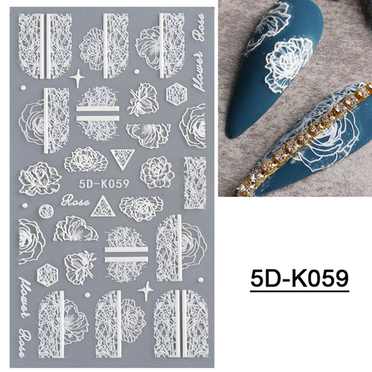 5d Stereoscopic Embossed Bulaklak