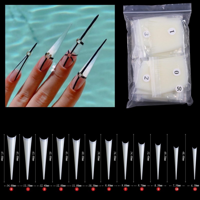 Mga Tip sa Acrylic False Nails ABS