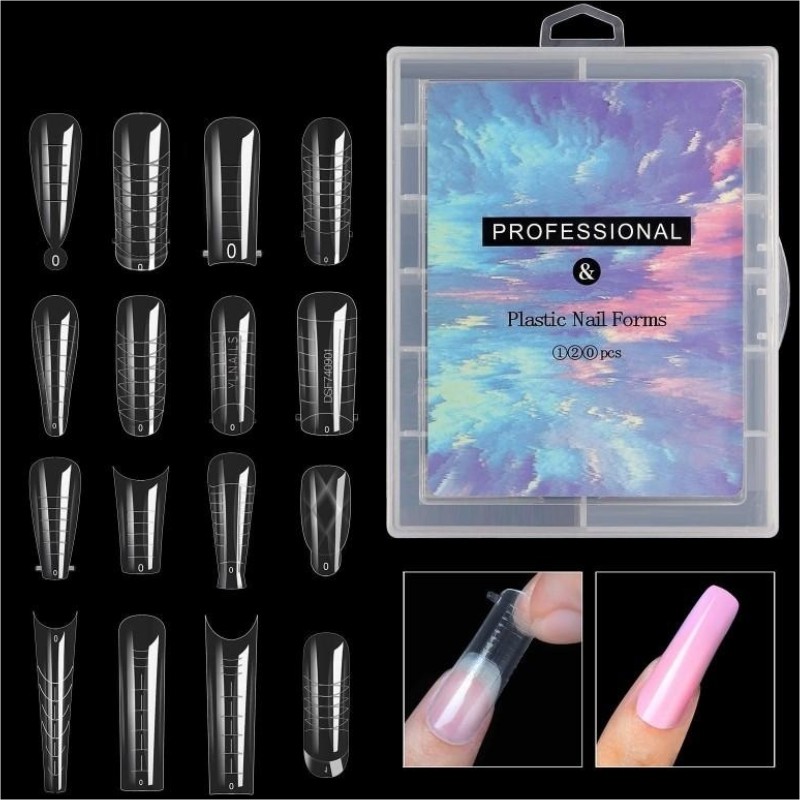 Acrylic Nail Art Mould Mga Tip sa Artipisyal na Kuko