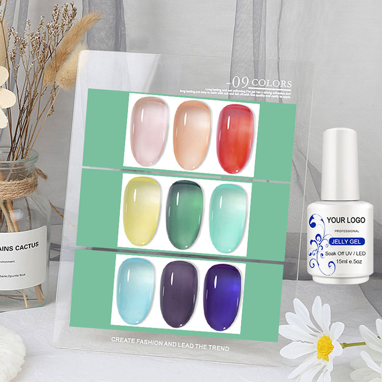 Kulay ng Glass Effect Ice Jelly Gel Polish