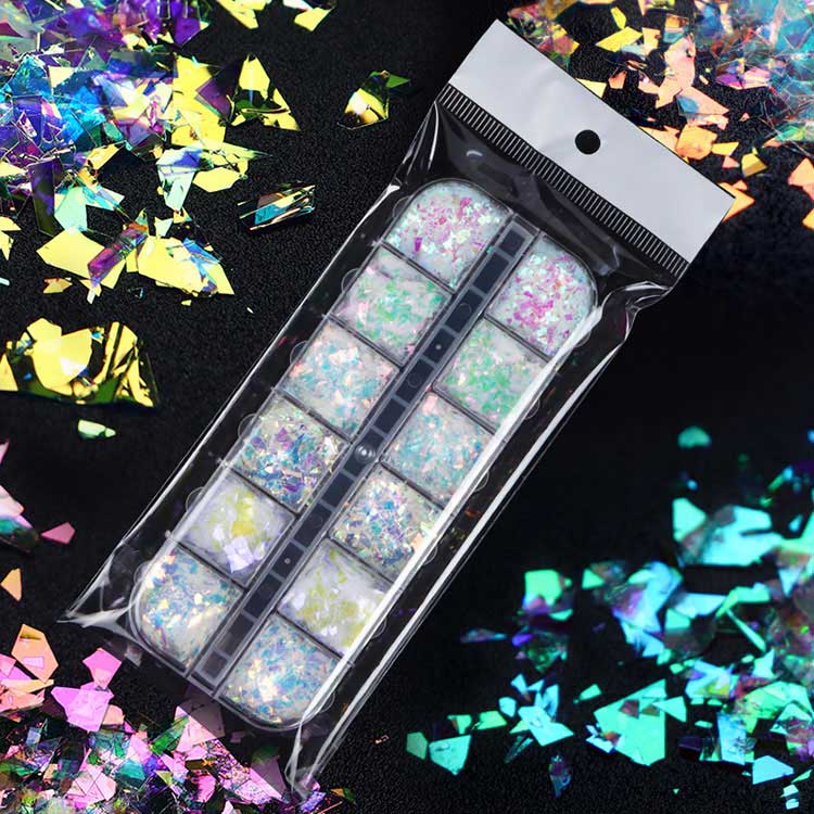 Mga Pattern ng Mga Sequin ng Kuko