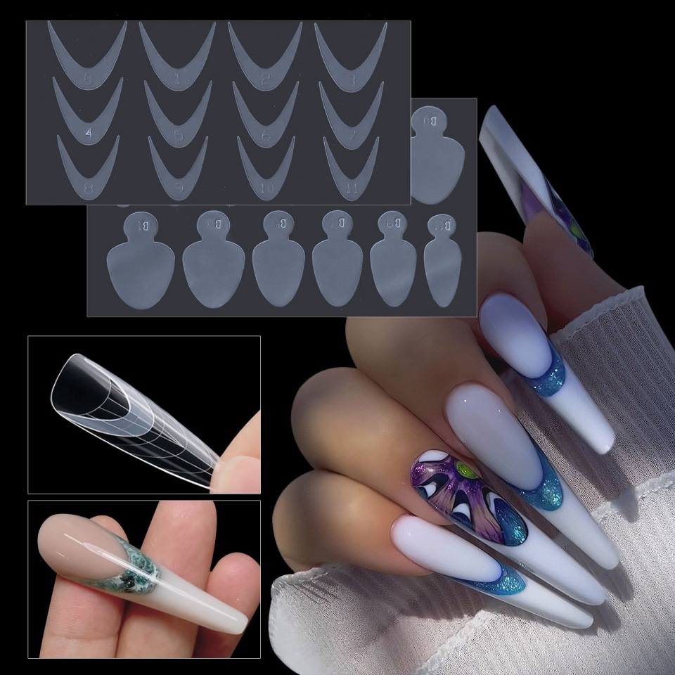 walang papel na extension gel nail mold