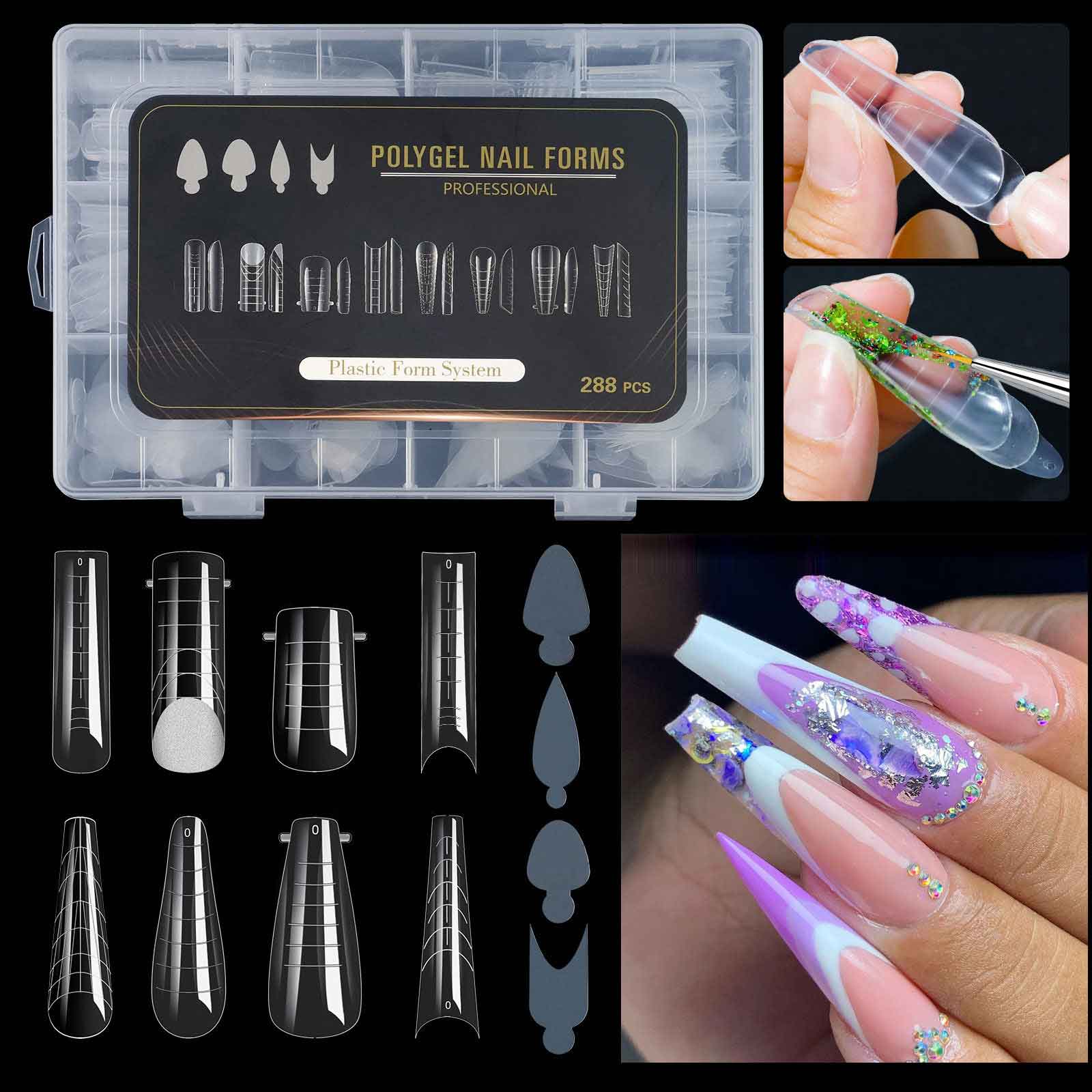 Mabilis na Bumuo ng Gel Nail System Extension Form