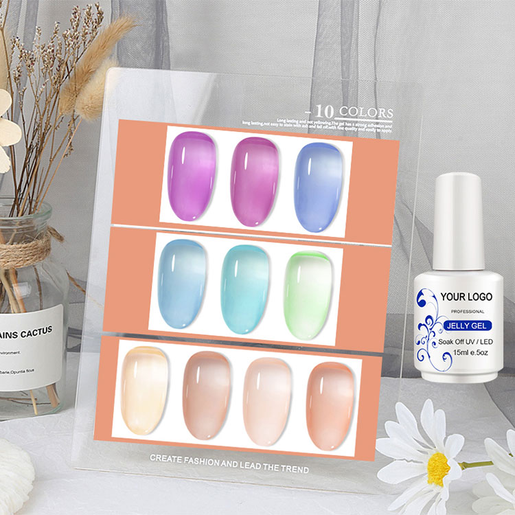 Tag -init ng estilo ng ice jelly gel polish