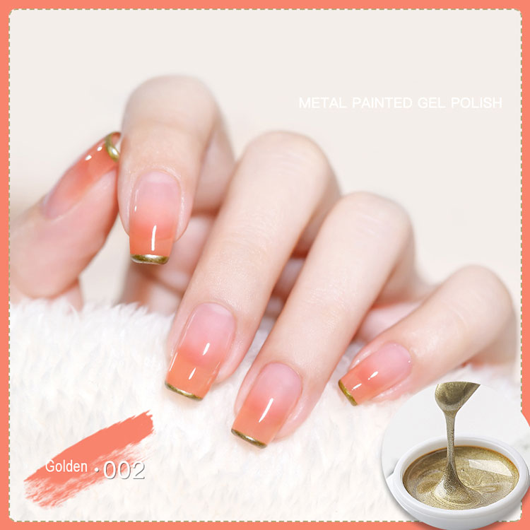 Super Shine Walang pag -crack ng metal na gel polish